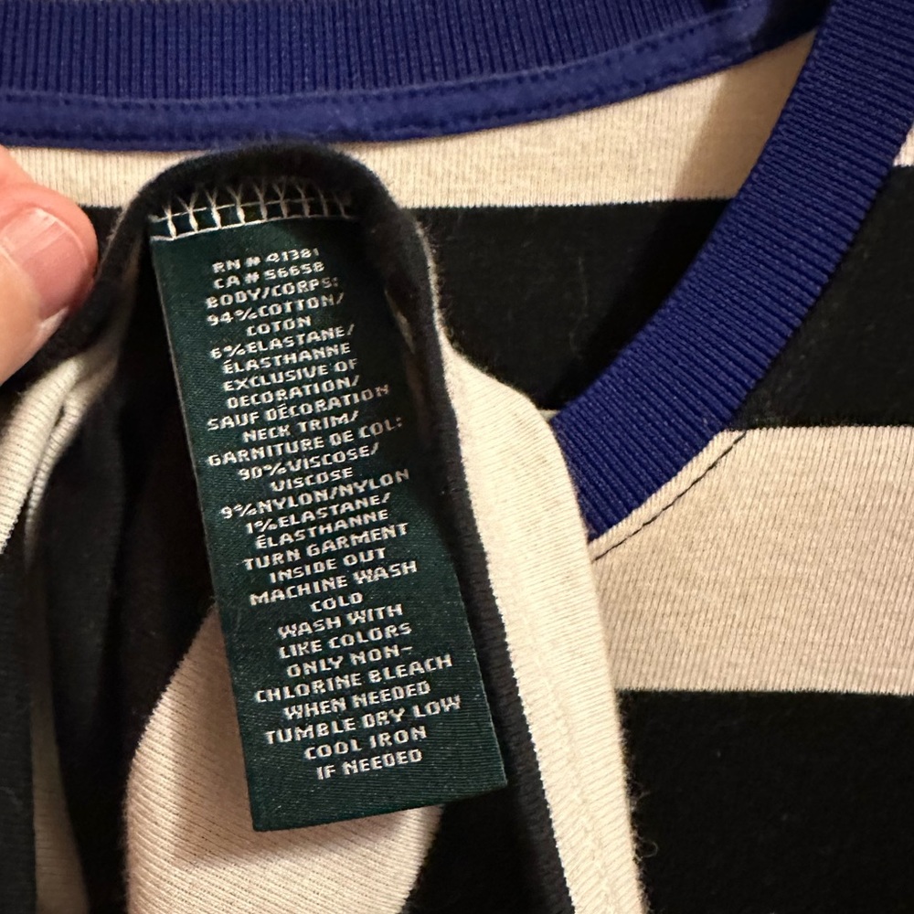 Ralph Lauren Crew Neck Top - XL - Picture 2 of 2